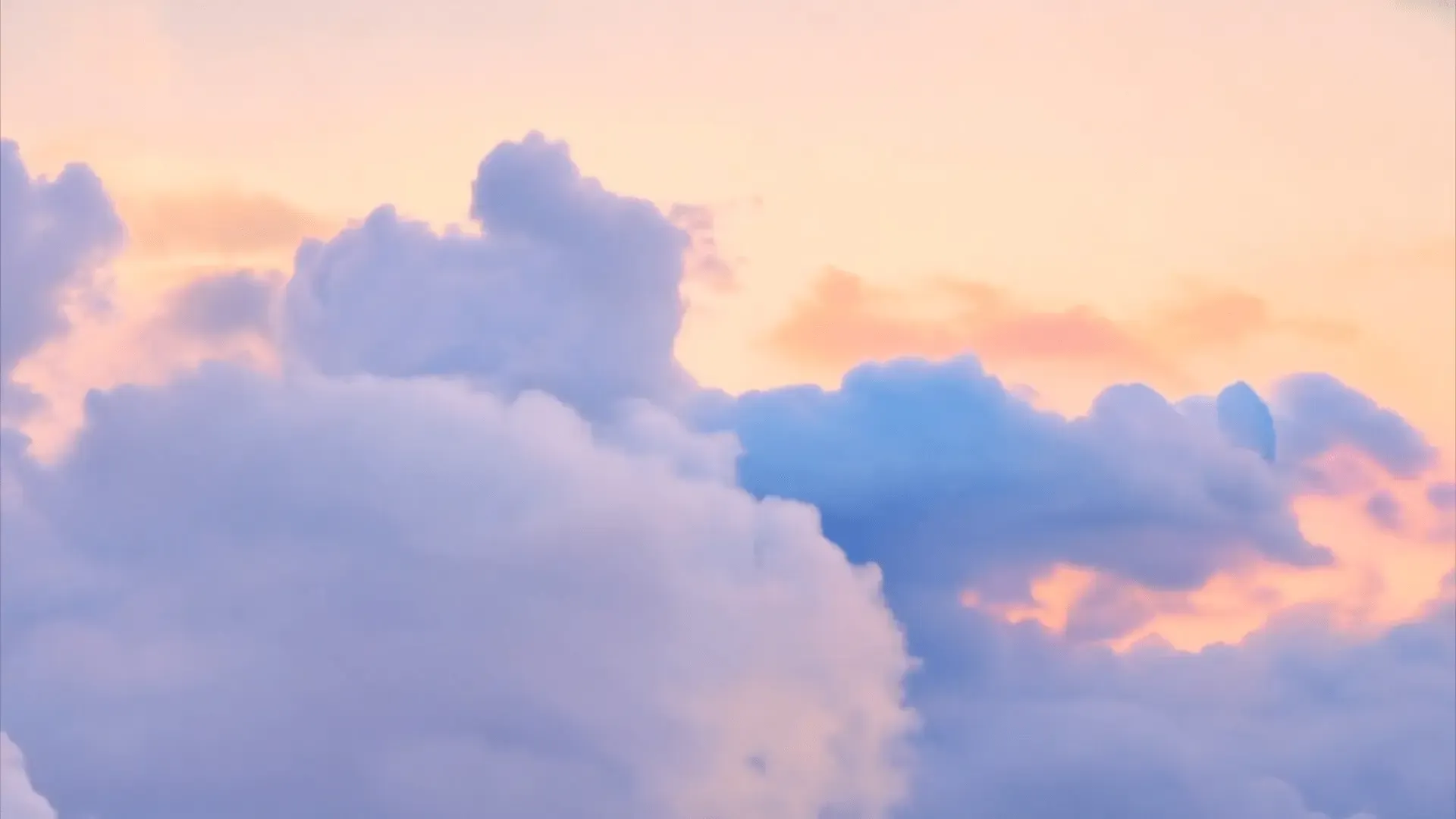 Soft Clouds Background for Title Animation